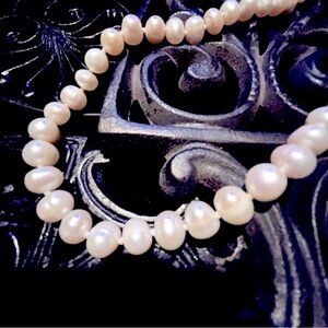 17” Graduated Freshwater Pearl Necklace from Hawaii 🌺 heirloom quality 🌺 AUTH